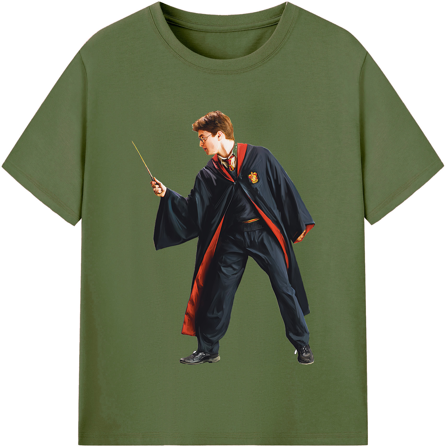 （画像用） Harry Potter ハリー・ポッターシリーズ 綿100％半袖Tシャツ（フロントプリント）
